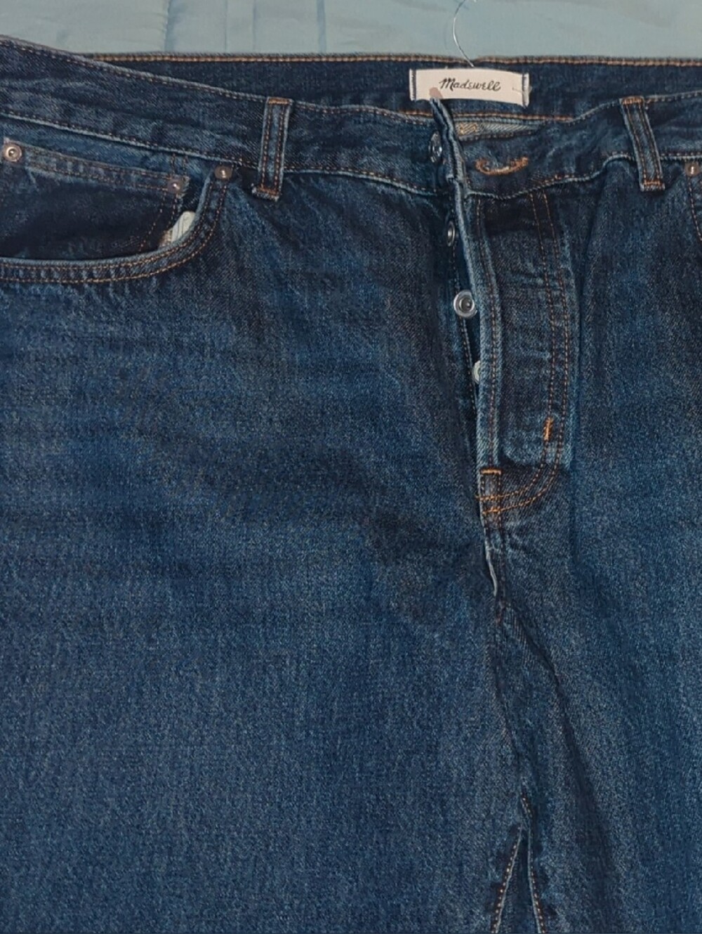 Madewell Women's Straight Leg Jeans in Indigo Blue